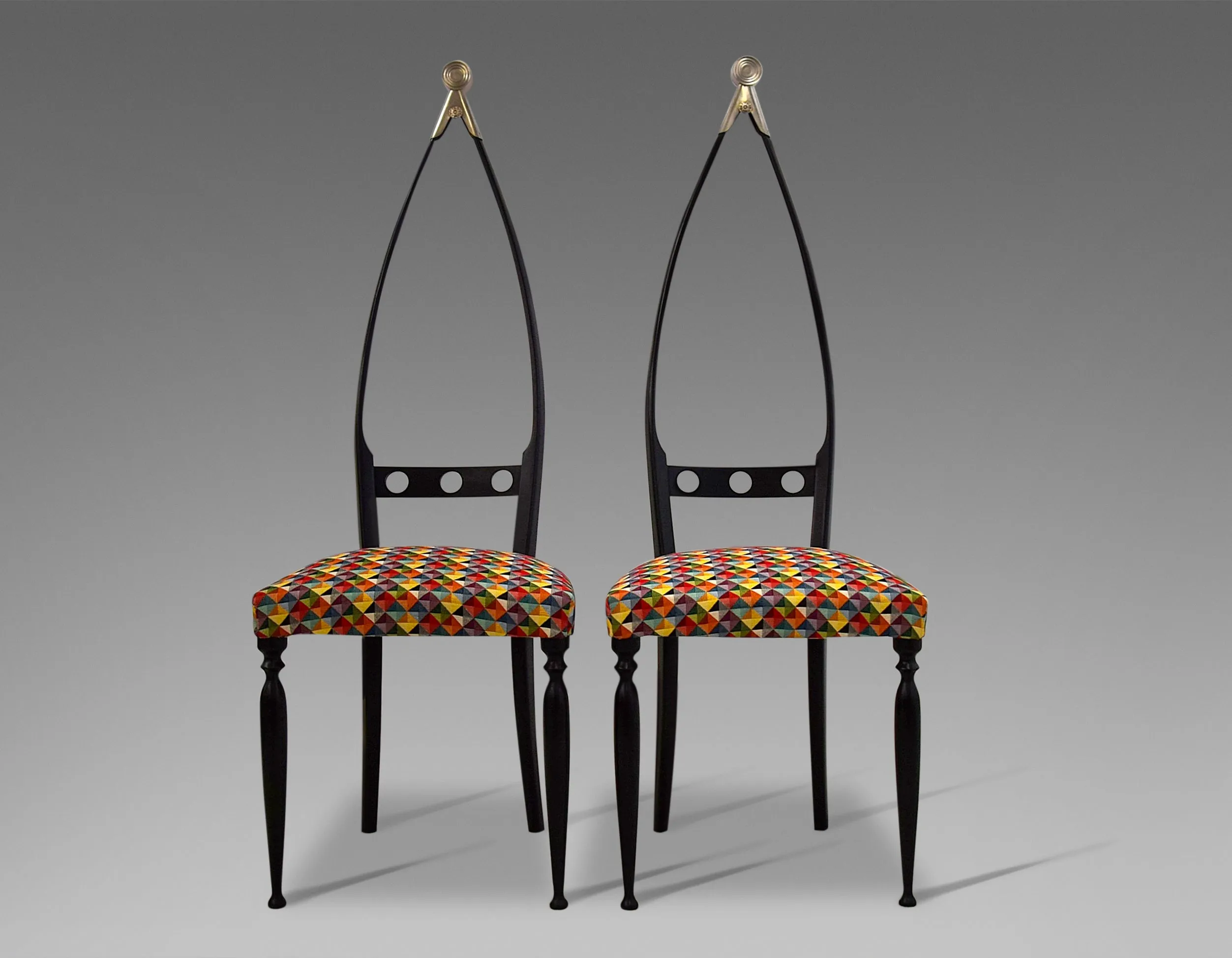 Mid century Modern chairs by Pozzi and Verga