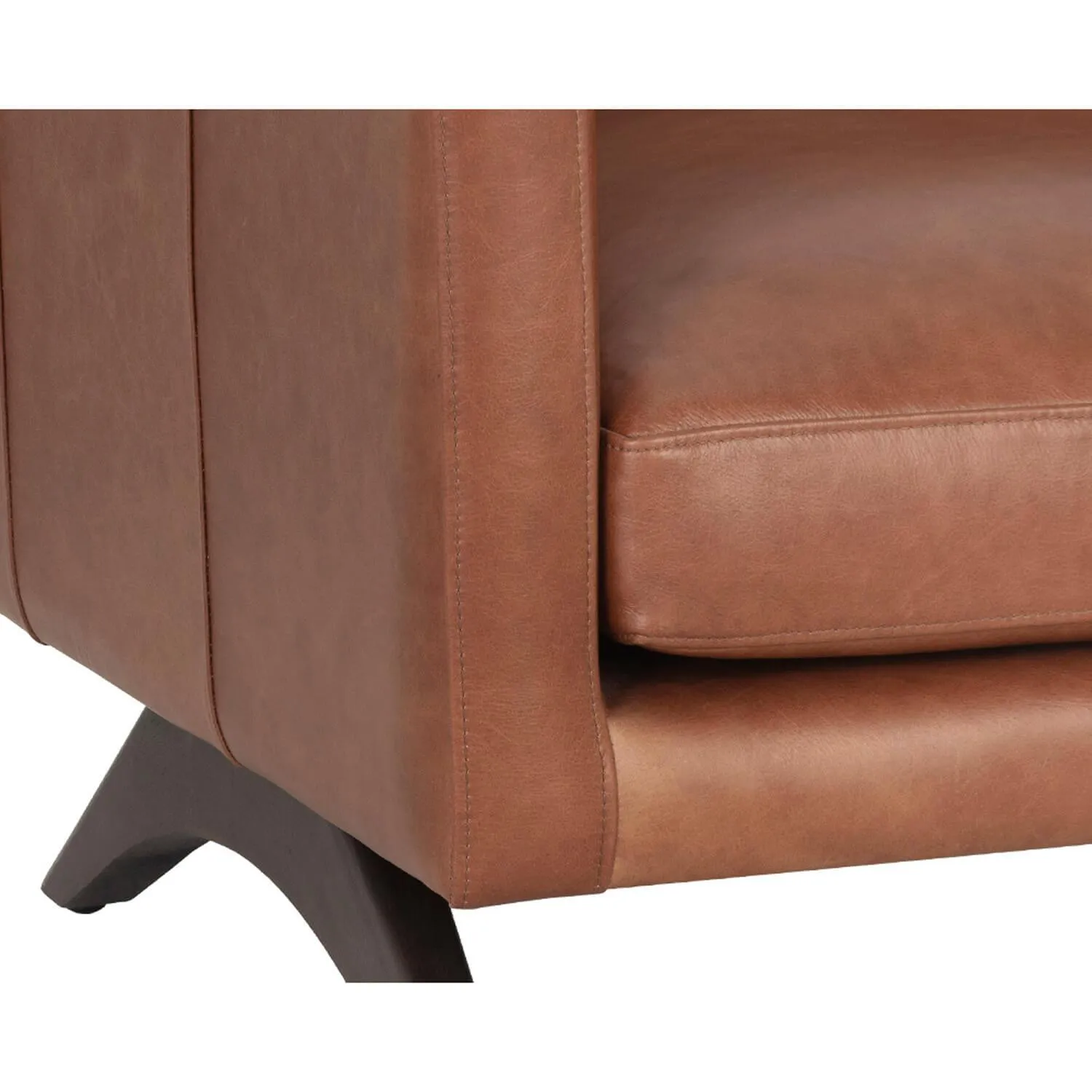 Rogers Leather Chair, Shalimar Tobacco